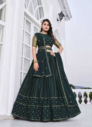 A Designer Look,Grab These Lehenga Choli in Fine Colored.These Lehenga And Blouse Are Fabricated On Georgette Pair With Georgette Dupatta.Its Beautified With Thread,Sequance Embroidery Work.