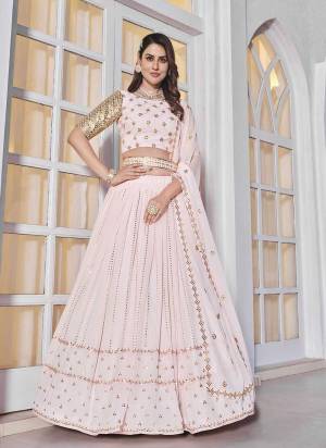 A Designer Look,Grab These Lehenga Choli in Fine Colored.These Lehenga And Blouse Are Fabricated On Georgette Pair With Georgette Dupatta.Its Beautified With Thread,Sequance Embroidery Work.