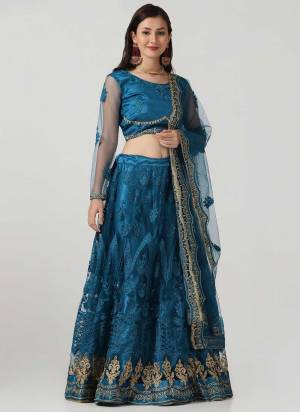 For A Designer Look,Grab These Lehenga Choli in Fine Colored.These Lehenga Choli Are Net And Dupatta Are Fabricated On Net Pair.Its Beautified With Fancy Designer Embroidery,Stone Work.