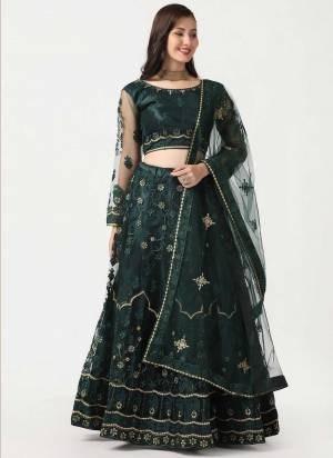 For A Designer Look,Grab These Lehenga Choli in Fine Colored.These Lehenga Choli Are Net And Dupatta Are Fabricated On Net Pair.Its Beautified With Fancy Designer Embroidery,Stone Work.