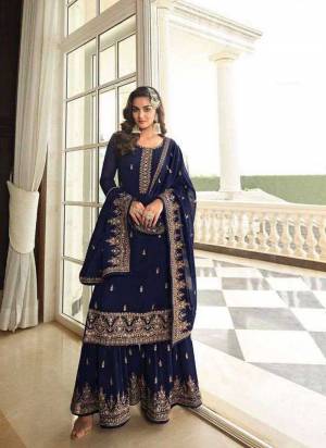 Attrective These Sharara Suit in Fine Colored Pair With Bottom And Dupatta.These Top And Bottom Are Faux Georgette And Pair With Faux Georgette Dupatta.Its Beautified With Heavy Designer Embroidery Work.