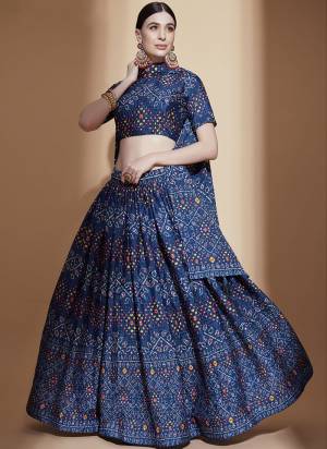 For A Designer Look,Grab These Lehenga Choli in Fine Colored.These Lehenga And Blouse Are Fabricated On Chinon Pair With Chinon Dupatta.Its Beautified With Digital Printed,Crochet Embroidery Work.