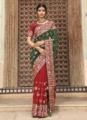 Grab These Festive Wear Saree in Fine Colored.These Saree is Fabricated On Soft Silk Pair With Satin Silk Blouse.Its Beautified With Heavy Designer Embroidery,Diamond Work.