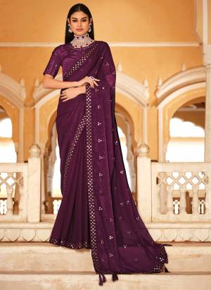 Attrective These Designer Saree in Fine Colored.These Saree And Blouse is Fabricated On Chinon Pair.Its Beautified Fabric With Heavy Thread,Sequance Embroidery Work.