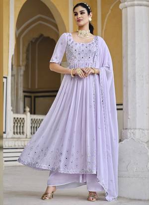 Grab These Beautiful Looking Designer Plazzo Suits.These Top And Bottom is Georgette And Dupatta Is Fabricated On Georgette.Its Beautified With Designer Thread And Sequance,Mirror Embroidery Work.