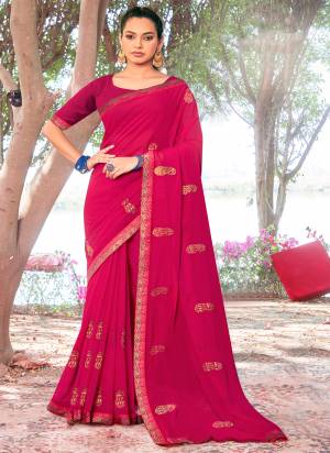 Garb These Saree in Fine Colored.These Saree And Blouse is Georgette Fabricated Pair.Its Beautified Fabric With Designer Jari Embroidery Work.