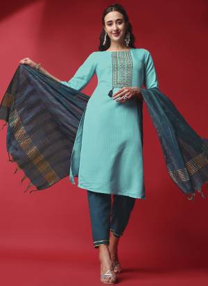 Grab These Readymade Suit in Fine Colored Pair With Bottom And Dupatta.These Top Are Viscose Rayon And Bottom Are Fabricated On Cotton Blend Pair With Nylon Dupatta.Its Beautified With Designer Embroidery Work.