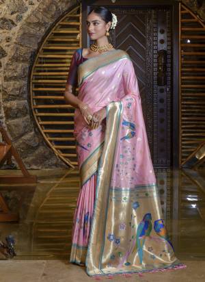 Attrective These Festive Wear Saree in Fine Colored.These Saree And Blouse is Fabricated On Banarasi Silk.Its Beautified With Weavon Jari & Meena Designer.