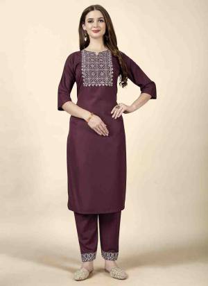 Grab These Beautiful Looking Readymade Kurti With Bottom.These Dress is Fabricated On Cotton Rayon Slub Top And Bottom.Its Beautified With Embroidery Work.