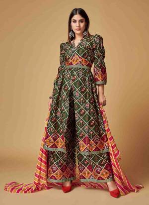 Grab This Readymade Plazzo Suits In Fine Color Top And Bottom Are Rayon Fabricated And Georgette Dupatta.Its Beautified With Designer Printed. It Is Light In Weight And Easy To Carry All Day Long. 