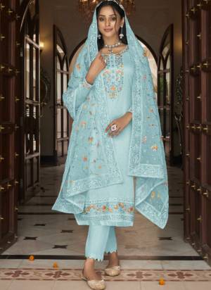 Garb These Salwar Suit in Fine Colored Pair With Bottom And Dupatta.These Top Are Faux Georgette And Bottom Are Fabricated On Santoon Pair With Soft Net Dupatta.Its Beautified With Santoon Inner.Its Beautified With Heavy Designer Embroidery With Diamond Work.