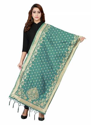 Grab These Beautiful Colored Dupatta.These Dupatta is Fabricated On Banarasi Silk.Its Beautified With Wevon Jacquard Designer.