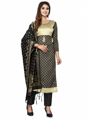 Grab These Salwar Suit in Fine Colored Pair With Bottom And Dupatta.These Top And Dupatta Are Fabricated On Banarasi Silk Pair With Taffeta Silk Bottom.Its Beautified With Heavy Wevon Designer Work.