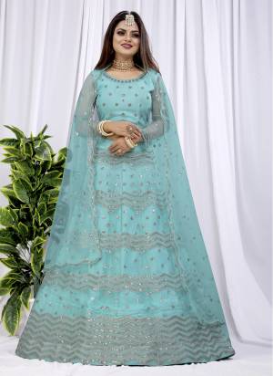 For A Designer Look,Grab These Lehenga Choli in Fine Colored.These Lehenga And Dupatta Are Fabricated On Butterfly Net Pair With Butterfly Net Blouse.Its Beautified With Designer Thread,Sequance Embroidery Work.