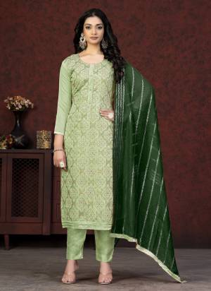 Grab These Salwar Suit in Fine Colored Pair With Bottom And Dupatta.These Top Are Modal Chanderi And Dupatta Are Fabricated On Fancy Pair With Santoon Bottom.Its Beautified With Designer Printed,Wevon Design.