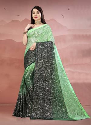 Attrective Look These Saree in Fine Colored.These Saree Are Georgette And Blouse is Art Silk Fabricated.Its Beautified With Heavy Sequance Designer Embroidery Work.