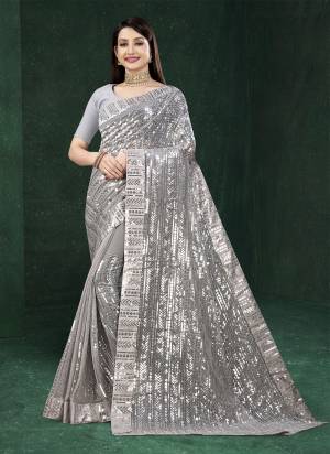 Attrective Look These Saree in Fine Colored.These Saree Are Georgette And Blouse is Art Silk Fabricated.Its Beautified With Heavy Sequance Designer Embroidery Work.