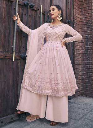 Grab These Beautiful Looking Designer Plazzo Suits.These Top And Bottom is Georgette And Dupatta Is Fabricated On Georgette.Its Beautified With Designer Thread And Sequance,Mirror Embroidery Work.