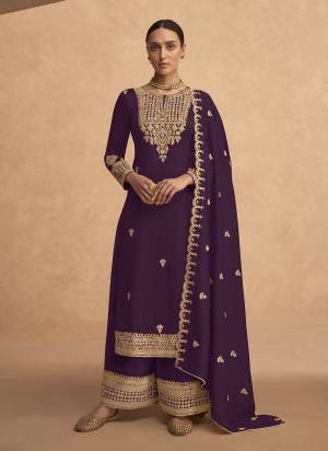 Garb These Designer Plazzo Suits in Fine Colored Pair With Dupatta.These Top Are Georgette And Dupatta Are Fabricated On Georgette Pair With Georgette Bottom.Its Beautified With Heavy Designer Sequance,Jari Embroidery Work.