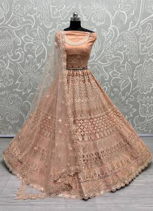 For A Fancy Designer Look,Grab These Lehenga Choli With Dupatta in Fine Colored.These Lehenga And Choli Are Heavy Net And Dupatta Are Fabricated On Soft Net Pair.Its Beautified With Designer Fancy Multy Thread,Rainbow Sequance Embroidery,Diamond Work.