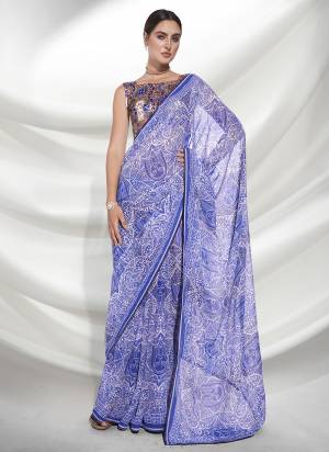 Grab These Party Wear Saree in Fine Colored.These Saree is Fabricated On Weightless Pair With Art Silk Blouse.Its Beautified With Designer Printed Work.