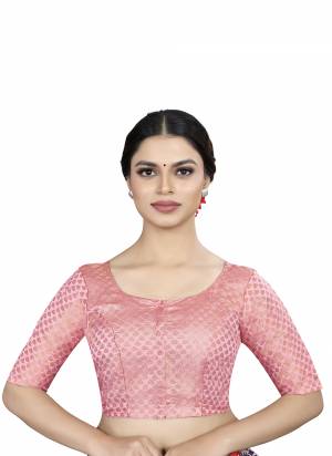 Grab These Beautiful Colored Readymade Blouse.Its Fabricated On Banarasi Silk Come With Jacquard Weaving Designer.Buy Now.