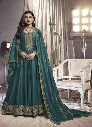 Attrective These Designer Anarkali Suit in Fine Colored Pair With Bottom And Dupatta.These Top And Dupatta Are Fabricated On Art Silk Pair With Santoon Bottom.Its Beautified With Santoon Inner.Its Beautified With Heavy Designer Embroidery Work.