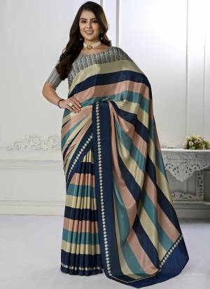 Garb These Designer Party Wear Saree in Fine Colored.These Saree And Blouse is Fabricated On Crepe Silk Pair.Its Beautified With Designer Digital Printed.