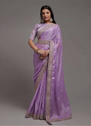 Look These Saree in Fine Colored.These Saree Are Chinon And Blouse is Fabricated On Dupion Pair.Its Beautified With Designer Sequance Embroidery Work.