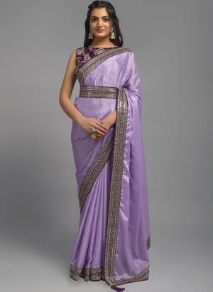 Look These Saree in Fine Colored.These Saree Are Chinon And Blouse is Fabricated On Dupion Pair.Its Beautified With Designer Sequance Embroidery Work.