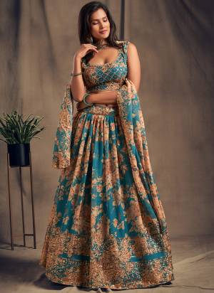 For A Designer Look,Grab These Lehenga Choli in Fine Colored.These Lehenga And Blouse Are Fabricated On Organza Pair With Organza Dupatta.Its Beautified With Designer Printed With Jari,Sequance Embroidery Work.