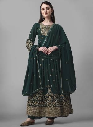 Garb These Suit in Fine Colored Pair With Bottom And Dupatta.These Top Are Faux Georgette And Bottom Are Fabricated On Faux Georgette Pair With Faux Georgette Dupatta.Its Beautified With Santoon Inner.Its Beautified With Heavy Designer Embroidery Work.