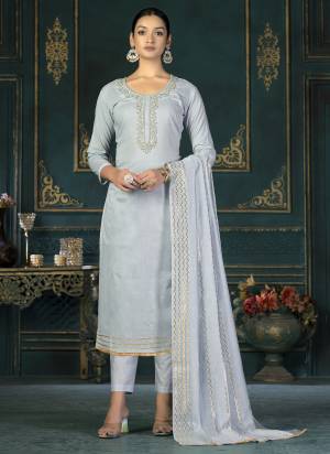 Grab These Suit in Fine Colored Pair With Bottom And Dupatta.These Top Are Cambric Cotton And Dupatta Are Fabricated On Soft Banarasi Pair With Cotton Bottom.Its Beautified With Wevon Designer With Embroidery Work.