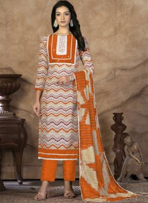 Grab These Suit in Fine Colored Pair With Bottom And Dupatta.These Top Are Cotton And Dupatta Are Fabricated On Fancy Pair With Cotton Bottom.Its Beautified With Designer Perinted With Hand Work.