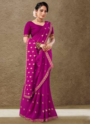 Garb These Saree in Fine Colored.These Saree Are Georgette And Blouse is Fabricated On Art Silk Pair.Its Beautified With Blooming Color With Jari Embroidery Work.