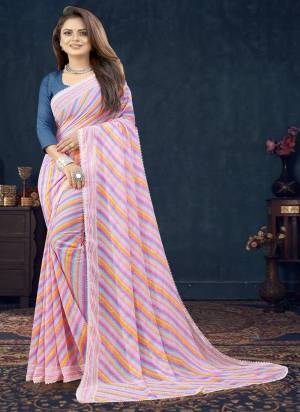 Attrective These Printed Designer Saree in Fine Colored.These Saree Are Renial And Blouse is Fabricated On Renial Pair.