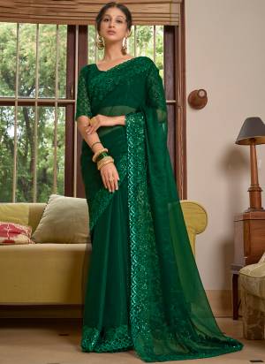 Attrective These  Saree in Fine Colored.These Saree Are Blooming sitara chiffon And Blouse is Fabricated On Blooming sitara chiffon Pair.