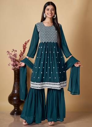 Attrective These Designer Suit in Fine Colored Pair With Bottom And Dupatta.