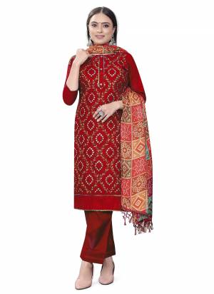 Grab These Suit in Fine Colored Pair With Bottom And Dupatta.These Top Are P C Cotton And Dupatta Are Fabricated On Chinon Pair With Cotton Bottom.Its Beautified With Designer Embroidery Work With Printed Crush Dupatta.