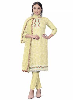 Grab These Suit in Fine Colored Pair With Bottom And Dupatta.These Top Are And Dupatta Are Fabricated On Chanderi Modal Pair With Micro Bottom.Its Beautified With Designer Embroidery Work.