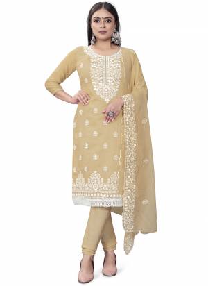 Grab These Suit in Fine Colored Pair With Bottom And Dupatta.These Top Are Chanderi Cotton And Dupatta Are Fabricated On Chanderi Cotton Pair With Micro Bottom.Its Beautified With Designer Embroidery Work.