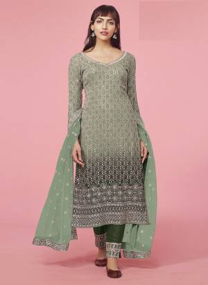 Garb These Designer Suits in Fine Colored Pair With Dupatta.These Top And Dupatta Are Fabricated On Faux Georgette Pair With Santoon Bottom.Its Beautified With Heavy Designer Embroidery Work.