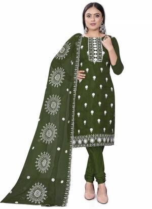 Grab These Suit in Fine Colored Pair With Bottom And Dupatta.These Top And Dupatta Are Fabricated On Organza Pair With Santoon Bottom.Its Beautified With Designer Embroidery Work.