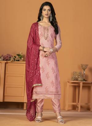 Grab These Suit in Fine Colored Pair With Bottom And Dupatta.These Top Are Modal Silk And Dupatta Are Fabricated On Nazmin Pair With Santoon Bottom.Its Beautified With Santoon Inner.Its Beautified With Designer Printed,Embroidery Work.