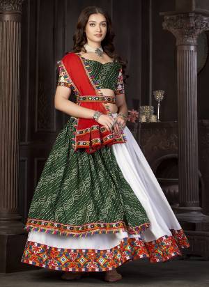 Grab These Navratri Special Lehenga Choli in Fine Colored.These Lehenga Are Cotton Silk Choli Are Benglori Silk And Dupatta Are Fabricated On Nazmin Pair.Its Beautified With Designer Printed, Embroidery Work.