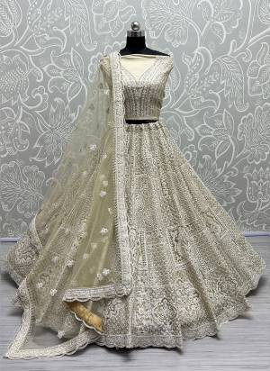 For A Fancy Designer Look,Grab These Lehenga Choli With Dupatta in Fine Colored.These Lehenga And Choli Are Net And Dupatta Are Fabricated On Soft Net Pair.Its Beautified With Dori,Jari,Sequance Embroidery,Diamond Work.