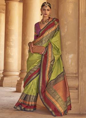 Looking These Party Wear Patola Saree in Fine Colored.These Saree And Blouse is Fabricated On Patola Silk.Its Beautified Gold Printed,Heavy Wevon Jari Designer.