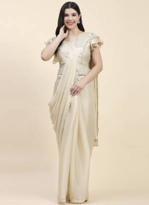 Look Attrective These Designer Party Wear Saree in Fine Light Colored.These Saree Are Satin Silk And Blouse Satin Silk is Fabricated.Its Beautified Solid With Sequance Embroidery Work.