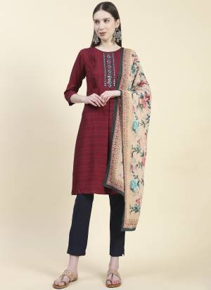 Grab These Beautiful Looking Readymade Suits.These Top And Botton is Fabricated On Viscose And Dupatta Are Crochert.Its Beautified With Designer Printed Dupatta With Hand Mirror Work.