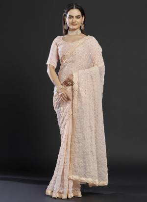 Garb These Party Wear Saree in Fine Colored.These Saree Are Georgette And Blouse is Art Silk Fabricated.Its Beautified With Designer Heavy Embroidery Work.